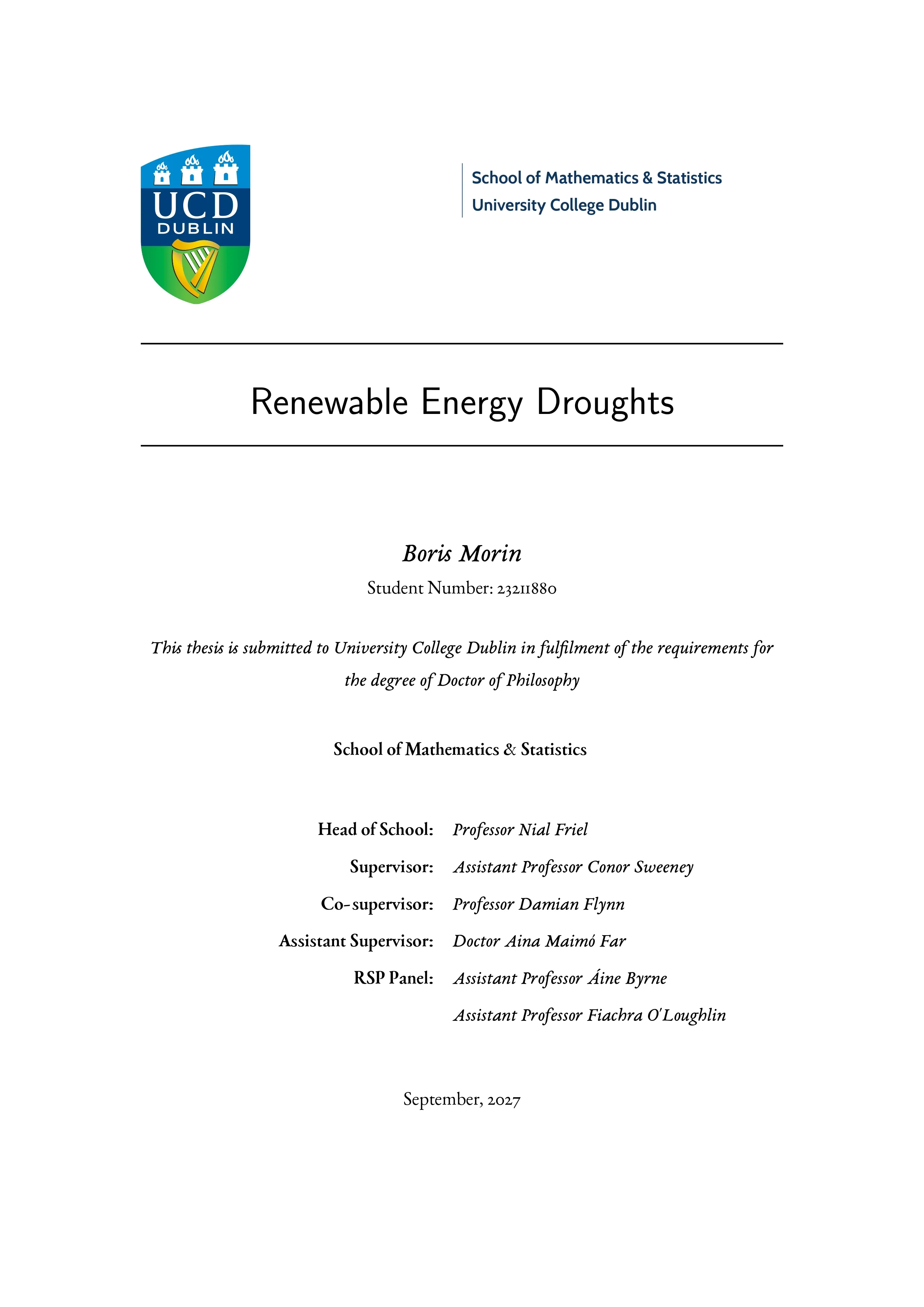 Found a Cool Thesis Template